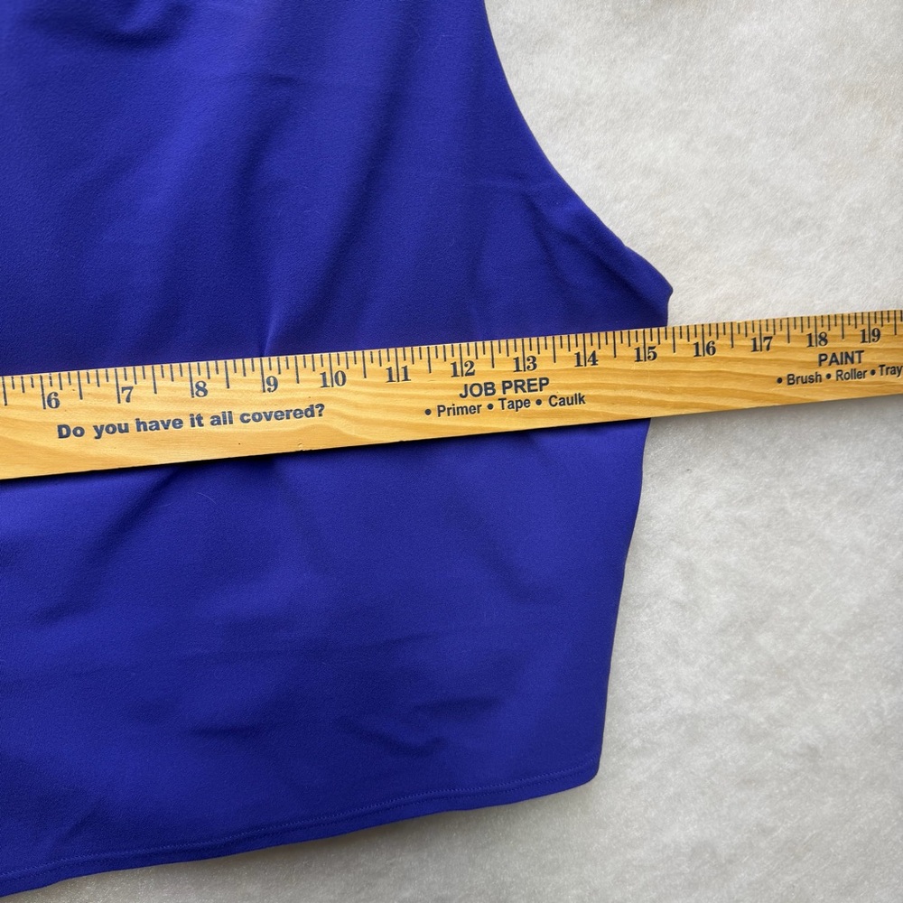 Athleta Conscious Crop Tank Top Built-In Bra Purple Women’s Size Large - Picture 5 of 6